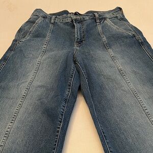 GAP Denim High-Rise Wide-Leg Crop Jeans - Dark Wash, size 8/29s, NWOT